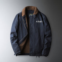 Lambswool fleece vintage jacket
