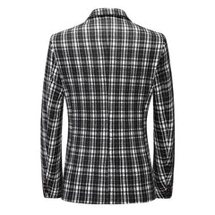 New Fashion Casual Plaid Blazer