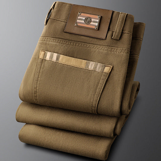 Men's Winter Fashion Business Casual Jeans
