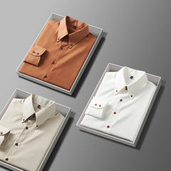 2024 New Men's High-end Business Casual Non-iron Shirts