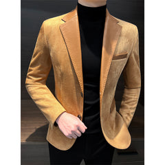 Men's Casual High-end Stitching Blazer
