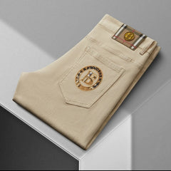 Men's Fashionable Cotton Embroidered All-match Jeans