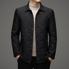 Thick warm lapel jacket