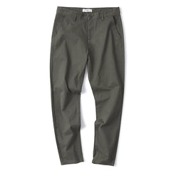 2024 New Men's Pure Cotton Versatile Loose Business Casual Trousers