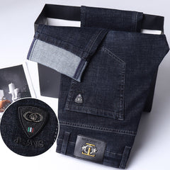 Men's Business Casual Straight Jeans