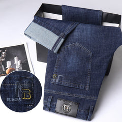 Men's Business Casual Straight Jeans