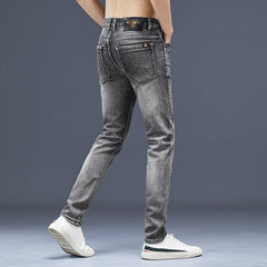Trendy fashion stretch jeans