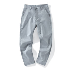 2024 New Men's Pure Cotton Versatile Loose Business Casual Trousers