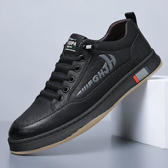 Breathable casual retro non-slip leather shoes