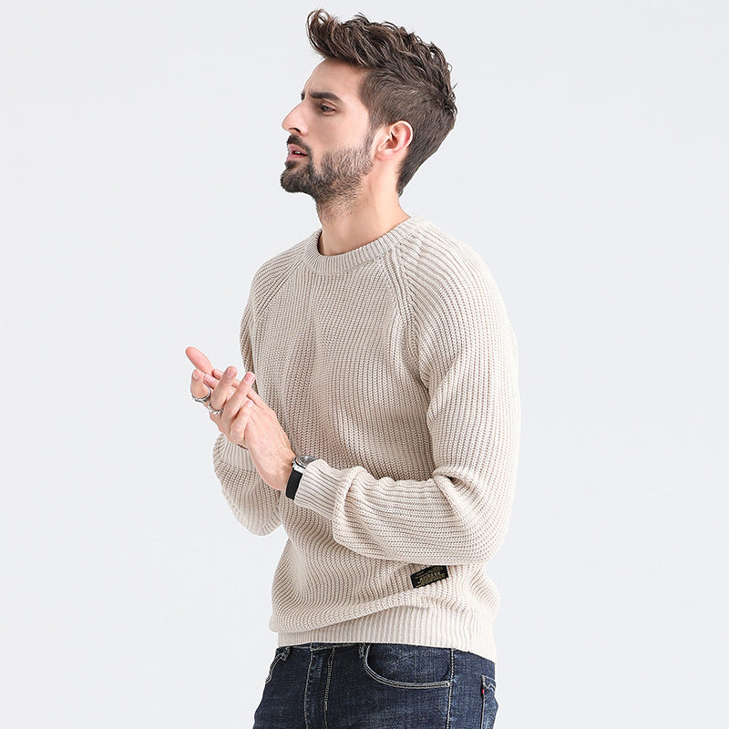 New Round Neck Fashionable Bottoming Sweater