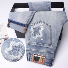 Stretch high-quality casual jeans