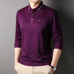 Men's Casual Lapel Pocket Polo Shirt