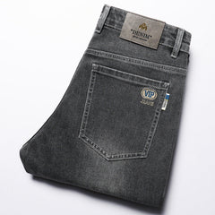 2024 New Elastic Versatile Loose Fashionable High-end Jeans