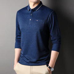 Men's Casual Lapel Pocket Polo Shirt