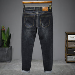 Men's All-match Stretch Slim Fit Wrinkle-resistant Straight Jeans