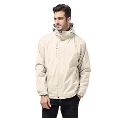 Men's Winter Thickened Fleece Windproof and Waterproof Mountaineering Jacket