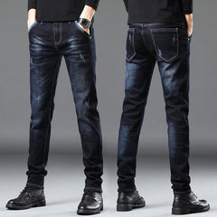 Trendy stretch casual business jeans
