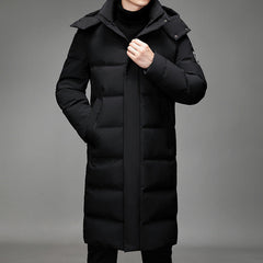 Men's Winter Long Warm Down Jacket