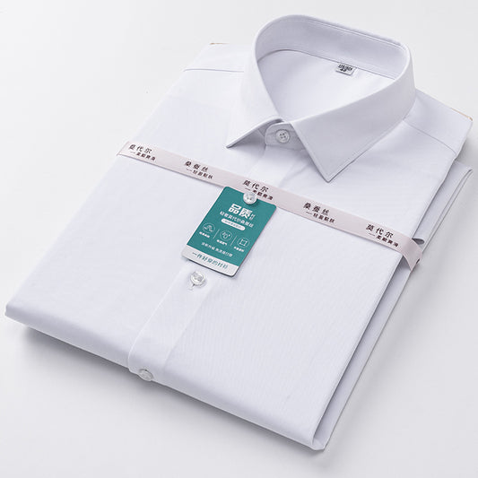 Men's High Quality Modal Silk Long Sleeve Shirt