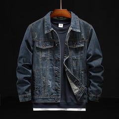 Embroidered denim jacket