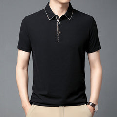 Men's Lapel Fashion Short Sleeve Polo Shirt