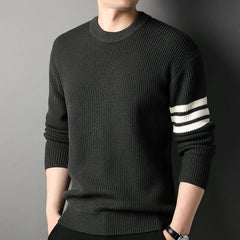 New Men's Round Neck Pullover Sweater