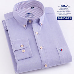 Business casual check shirt