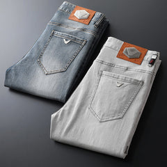 2023 New High-end Men's Straight-leg All-match Jeans