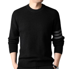 New Men's Round Neck Pullover Sweater