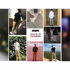 2024 New Men's Pure Cotton Versatile Loose Business Casual Trousers