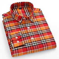 2023 Cotton Plaid Casual Shirt