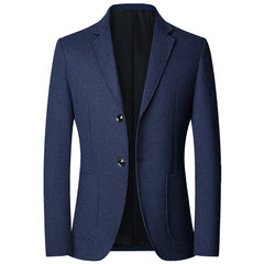 Men's Plaid Slim Fit Gentleman Blazer