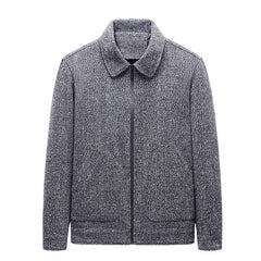 2024 Men's Woolen Fashion Soft Business Casual Jacket