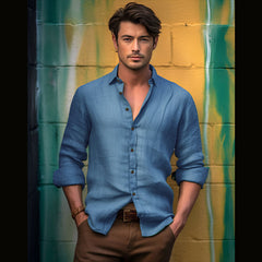 Men's Vintage Cotton and Linen Shirts