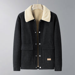 Men's Suede Thick Warm Casual Jacket