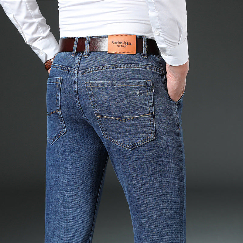 Men's New Straight Business Casual Stretch Versatile Jeans