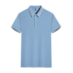 Men's Classic Lapel Solid Color POLO Shirt
