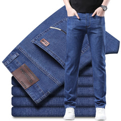 Men's Trendy All-match Loose Stretch Jeans