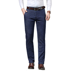 Men's Stretch Business Straight Jeans
