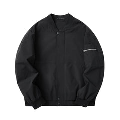 2023 Men's Simple Baseball Collar Casual Flight Suit Jacket