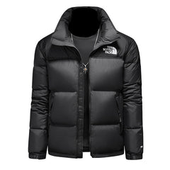 Men's Fashionable Warm White Duck Down Thickened Down Jacket