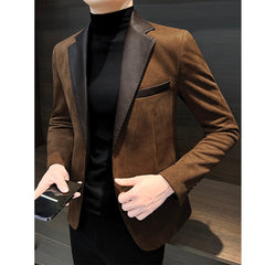 Men's Casual High-end Stitching Blazer