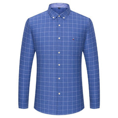 New style cotton anti-wrinkle casual stand collar long sleeve shirt