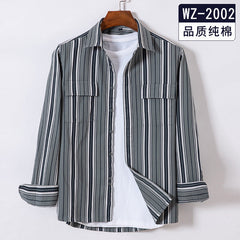 Men's New Striped Cotton Casual Shirt