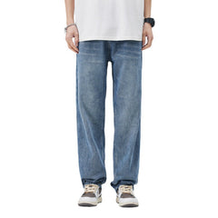 Men's Comfortable Loose Wide Leg Casual Jeans
