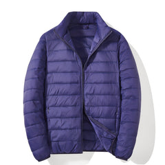 Men's White Duck Down Casual Warm Down Jacket