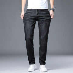 Men's New Business Simple, Casual, Versatile, Comfortable and Breathable Jeans