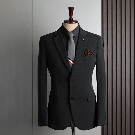 Men's Plus Size Casual Business Formal Wear Fashionable Slim Fit Dress Blazer
