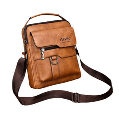Men's Waterproof and Wear-resistant Shoulder Bag Large Capacity Commuter Messenger Bag