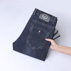 Men's Business Straight Elastic Fashionable Casual Versatile Jeans